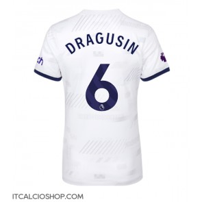 Tottenham Hotspur Radu Dragusin #6 Prima Maglia Femmina 2023-24 Manica Corta